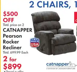 Boscov's CATNAPPER Pearson Rocker Recliner offer