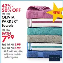Boscov's OLIVIA PARKER Towels offer