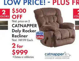 Boscov's CATNAPPER Daly Rocker Recliner offer