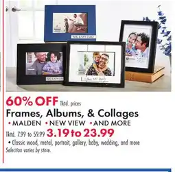 Boscov's Frames, Albums, & Collages offer