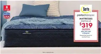Boscov's MATTRESSES offer