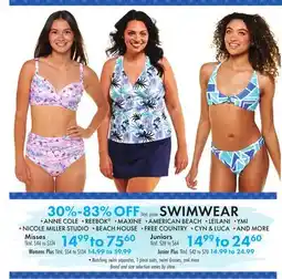 Boscov's SWIMWEAR offer