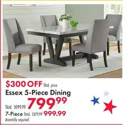 Boscov's Essex 5-Piece Dining offer