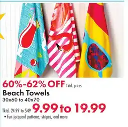 Boscov's Beach Towels offer