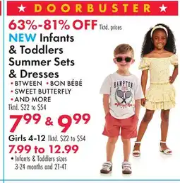 Boscov's Infants & Toddlers Summer Sets & Dresses offer