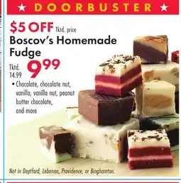 Boscov's Boscov's Homemade Fudge offer