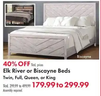 Boscov's Elk River or Biscayne Beds offer