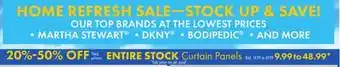 Boscov's HOME REFRESH SALESTOCK UP SAVE! offer