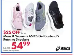 Boscov's Mens & Womens ASICS Gel Contend 9 Running Sneakers offer