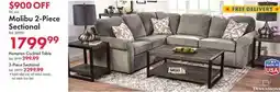 Boscov's Malibu 2-Piece Sectional offer