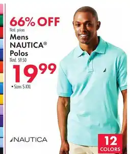 Boscov's Mens NAUTICA Polos offer