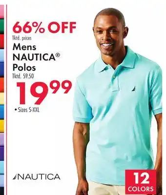 Boscov's Mens NAUTICA Polos offer