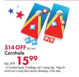 Boscov's Cornhole Tktd offer