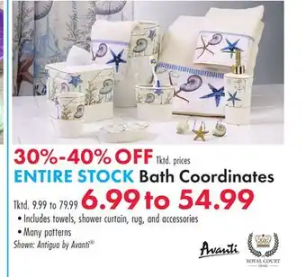 Boscov's Bath Coordinates offer