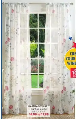 Boscov's MARTHA STEWART Martha's Garden offer