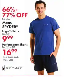 Boscov's Mens SPYDER Logo T-Shirts offer