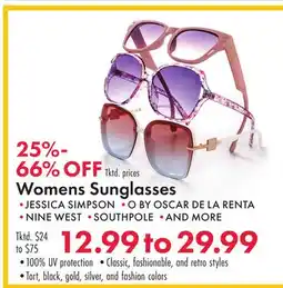 Boscov's Womens Sunglasses offer