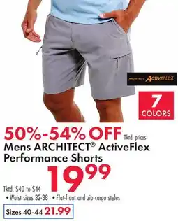 Boscov's Mens ARCHITECT ActiveFlex Performance Shorts offer