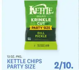 Kings Food Markets KETTLE CHIPS PARTY SIZE offer