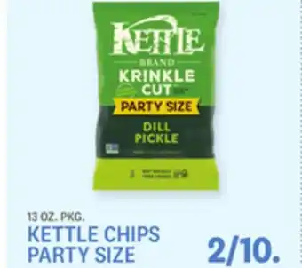 Kings Food Markets KETTLE CHIPS PARTY SIZE offer