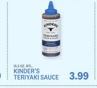 Kings Food Markets KINDER'S TERIYAKI SAUCE offer