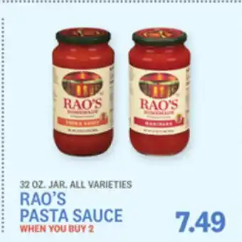 Kings Food Markets RAO'S PASTA SAUCE offer