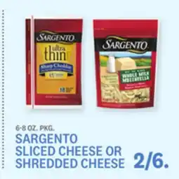 Kings Food Markets SARGENTO SLICED CHEESE OR SHREDDED CHEESE offer