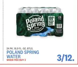 Kings Food Markets POLAND SPRING WATER offer
