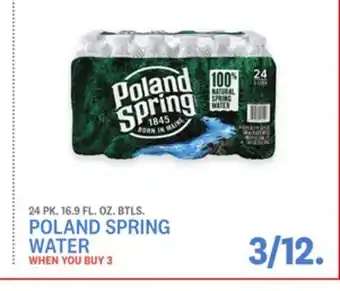 Kings Food Markets POLAND SPRING WATER offer