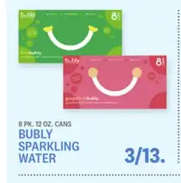Kings Food Markets BUBLY SPARKLING WATER offer