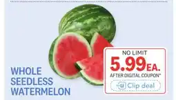 Kings Food Markets WHOLE SEEDLESS WATERMELON offer