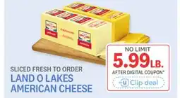 Kings Food Markets LAND O LAKES AMERICAN CHEESE offer