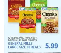 Kings Food Markets GENERAL MILLS LARGE SIZE CEREALS offer