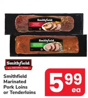 ACME Smithfield Marinated Pork Loins or Tenderloins offer
