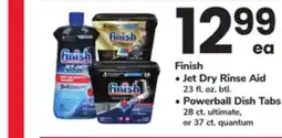 ACME Finish Jet Dry Rinse Aid 23 fl. oz. btl., Powerball Dish Tabs 28 ct. ultimate, or 37 ct. quantum offer