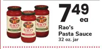 ACME Rao's Pasta Sauce offer