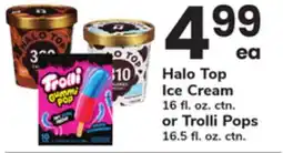 ACME Halo Top Ice Cream 16 fl. oz. ctn. or Trolli Pops 16.5 fl. oz. ctn offer