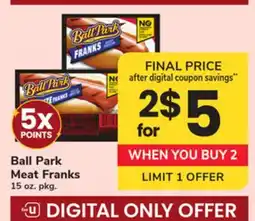 ACME Ball Park Meat Franks offer