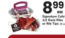 ACME Signature Cafe 1/2 Rack Ribs or Rib Tips offer