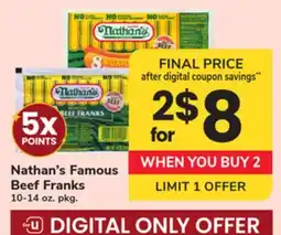 ACME Nathan's Famous Beef Franks offer