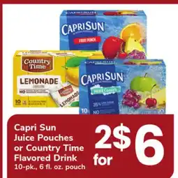 ACME Capri Sun Juice Pouches or Country Time Flavored Drink offer