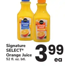 ACME Signature SELECT Orange Juice offer
