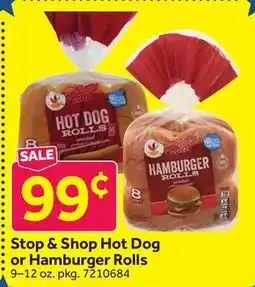Stop&Shop Stop & Shop Hot Dog or Hamburger Rolls offer