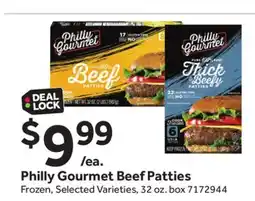Stop&Shop Philly Gourmet Beef Patties offer