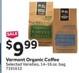 Stop&Shop Vermont Organic Coffee offer