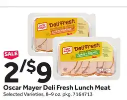 Stop&Shop Oscar Mayer Deli Fresh Lunch Meat offer