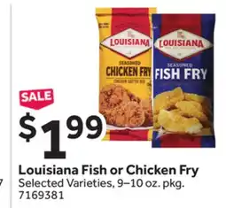 Stop&Shop Louisiana Fish or Chicken Fry offer