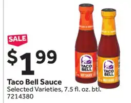 Stop&Shop Taco Bell Sauce offer