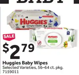 Stop&Shop Huggies Baby Wipes offer