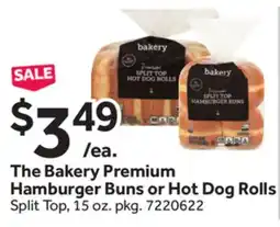 Stop&Shop The Bakery Premium Hamburger Buns or Hot Dog Rolls offer